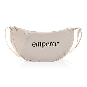 Crossbody ve tvaru půlměsíce, béžová