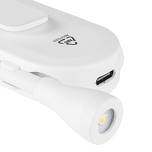 Čtecí LED světlo z recyklovaných materiálů, bílá