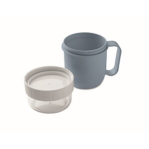 CUPOKO Plastový kelímek na svačinu, 450 ml, petrolejová