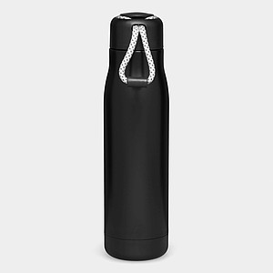 DALAGO Dvoustěnná termoska z nerezové oceli s poutkem, 500 ml, černá