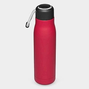DALAGO Dvoustěnná termoska z nerezové oceli s poutkem, 500 ml, červená