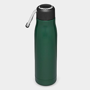 DALAGO Dvoustěnná termoska z nerezové oceli s poutkem, 500 ml, zelená