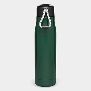 DALAGO Dvoustěnná termoska z nerezové oceli s poutkem, 500 ml, zelená