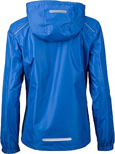 Dámská bunda do deště James & Nicholson RAIN, královská modrá, XXL