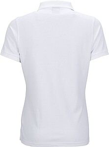 Dámská elastická polokošile James Nicholson, bílá, XL