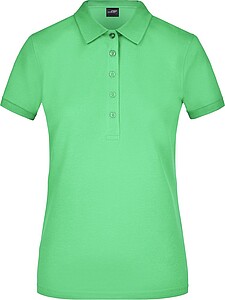 Dámská elastická polokošile James Nicholson, světle zelená, XXL