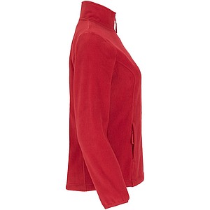 Dámská fleecová celorozepínací bunda, ROLY ARTIC, červená, vel. 2XL