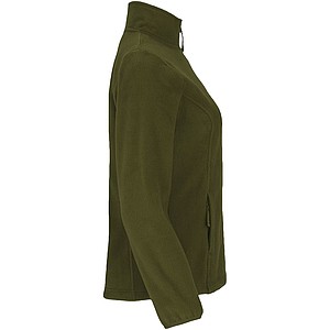 Dámská fleecová celorozepínací bunda, ROLY ARTIC, vojenská zelená tmavá, vel. 2XL