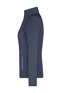 Dámská mikina James & Nicholson Stretchfleece, námořná modrá, velikost L