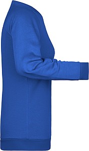 Dámská mikina James Nicholson sweatshirt women, královská modrá, vel. XS