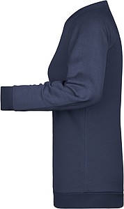 Dámská mikina James Nicholson sweatshirt women, námořní modrá, vel. L