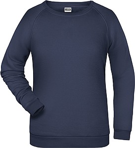 Dámska mikina James Nicholson sweatshirt women, námornícka modrá, veľ. S