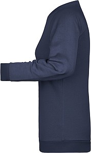 Dámska mikina James Nicholson sweatshirt women, námornícka modrá, veľ. S