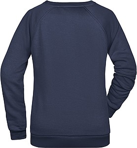 Dámska mikina James Nicholson sweatshirt women, námornícka modrá, veľ. S