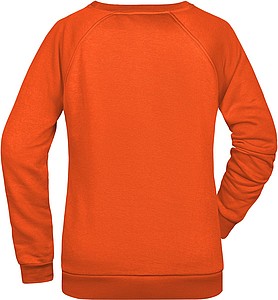 Dámská mikina James Nicholson sweatshirt women, oranžová, vel. XXL