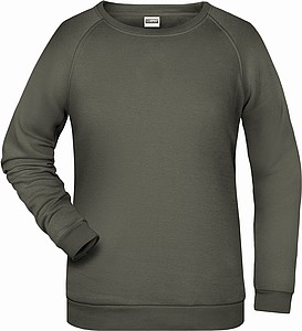 Dámská mikina James Nicholson sweatshirt women, šedá, vel. M