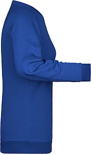 Dámská mikina James Nicholson sweatshirt women, tmavá královská modrá, vel. S