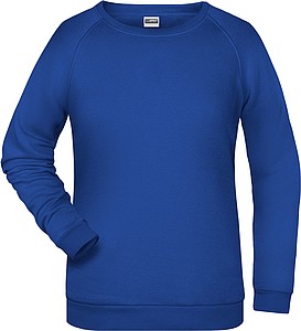 Dámská mikina James Nicholson sweatshirt women, tmavá královská modrá, vel. XS