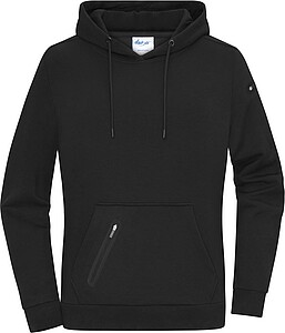 Dámská mikina s kapucí DAIBER INTERLOCK, černá, XS