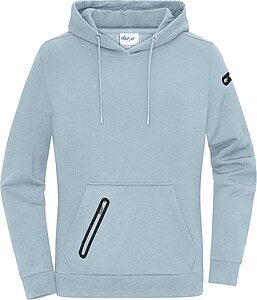 Dámská mikina s kapucí DAIBER INTERLOCK, jemně modrá, M