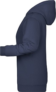 Dámská mikina s kapucí James Nicholson sweat hoodie women, námořní modrá, vel. 3XL