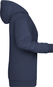 Dámská mikina s kapucí James Nicholson sweat hoodie women, námořní modrá, vel. XXL
