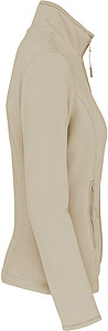 Dámská mikrofleecová mikina Kariban fleece jacket women, béžová, vel. M
