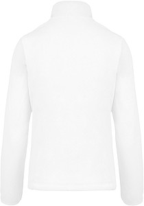 Dámská mikrofleecová mikina Kariban fleece jacket women, bílá, vel. 3XL