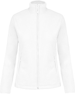 Dámská mikrofleecová mikina Kariban fleece jacket women, bílá, vel. XXL