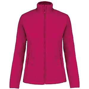 Dámská mikrofleecová mikina Kariban fleece jacket women, fuksiová, 3XL