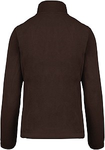 Dámská mikrofleecová mikina Kariban fleece jacket women, hnědá, vel. S