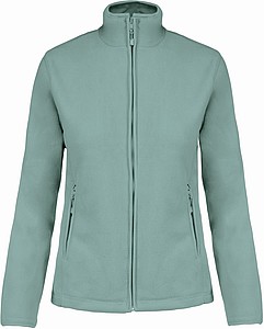 Dámská mikrofleecová mikina Kariban fleece jacket women, šedozelená, vel. 3XL