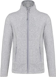 Dámská mikrofleecová mikina Kariban fleece jacket women, šedý melír, vel. XXL