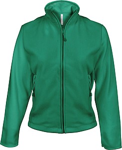 Dámská mikrofleecová mikina Kariban fleece jacket women, středně zelená, vel. M