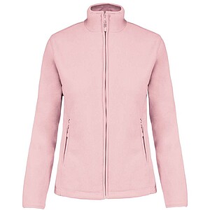 Dámska mikrofleecová mikina Kariban fleece jacket women, svetloružová, S
