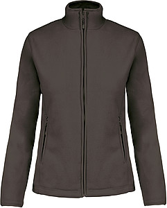 Dámská mikrofleecová mikina Kariban fleece jacket women, vojenská zelená tmavá, vel. S