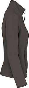 Dámská mikrofleecová mikina Kariban fleece jacket women, vojenská zelená tmavá, vel. S