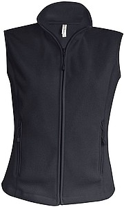 Dámská mikrofleecová vesta Kariban fleece vest women, antracitová, vel. M