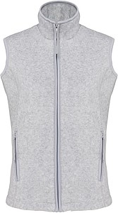 Dámská mikrofleecová vesta Kariban fleece vest women, antracitová, vel. S - vesta s potiskem