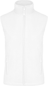 Dámska mikrofleecová vesta Kariban fleece vest women, biela, veľ. S