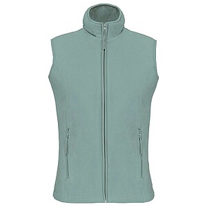 Dámská mikrofleecová vesta Kariban fleece vest women, mátová, vel. 3XL