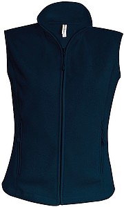 Dámská mikrofleecová vesta Kariban fleece vest women, námořní modrá, vel. XL