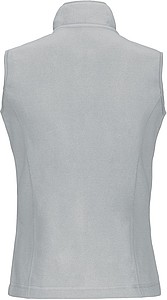 Dámská mikrofleecová vesta Kariban fleece vest women, sv. šedá, vel. S