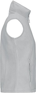 Dámská mikrofleecová vesta Kariban fleece vest women, sv. šedá, vel. S