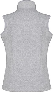 Dámska mikrofleecová vesta Kariban fleece vest women, sv. sivý melír, veľ. 3XL