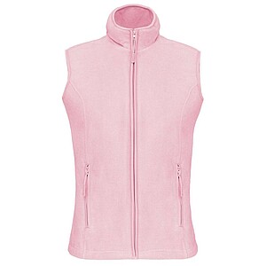 Dámská mikrofleecová vesta Kariban fleece vest women, světle růžová, vel. XS