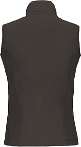 Dámská mikrofleecová vesta Kariban fleece vest women, tmavě šedá, vel. 3XL