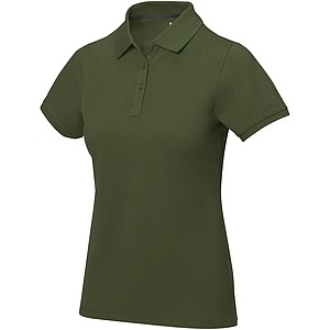 Dámska polokošeľa ELEVATE CALGARY LADIES POLO, tmavo vojenská zelená, XS