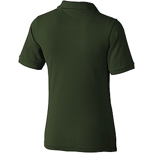 Dámska polokošeľa ELEVATE CALGARY LADIES POLO, tmavo vojenská zelená, XS