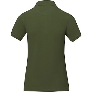 Dámska polokošeľa ELEVATE CALGARY LADIES POLO, tmavo vojenská zelená, XS